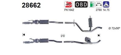 Katalizator AS 28662
