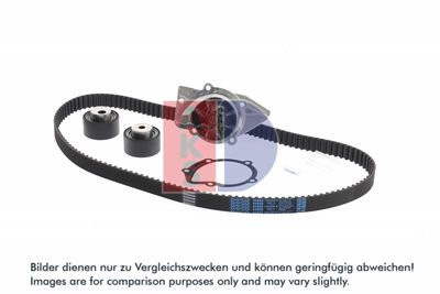 WASSERPUMPE + ZAHNRIEMENSATZ AKS DASIS 570259N