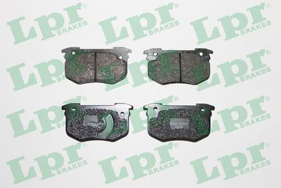 Комплект тормозных колодок, дисковый тормоз LPR 05P229 для RENAULT FUEGO