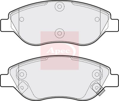 APEC Brake Pad Set, disc brake PAD2171