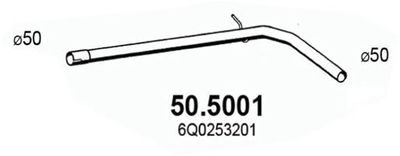 Rura wydechowa ASSO 50.5001