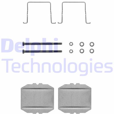 Комплектующие, колодки дискового тормоза DELPHI LX0122 для CITROËN CX