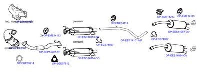 Изпускателна система OPTIMAL OP-EXSFT445