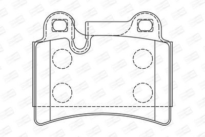 BREMSBELAGSATZ SCHEIBENBREMSE CHAMPION 573297CH 1