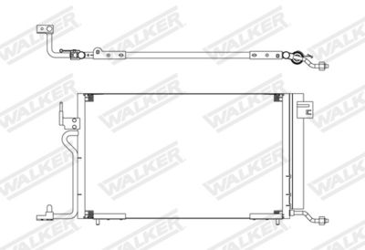 CONDENSATOR CLIMATIZARE WALKER WCD00013 7