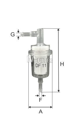 Polttoainesuodatin M-FILTER DF 11