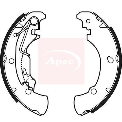 APEC Brake Shoe Set SHU667