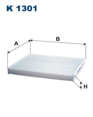 Filter, cabin air K 1301