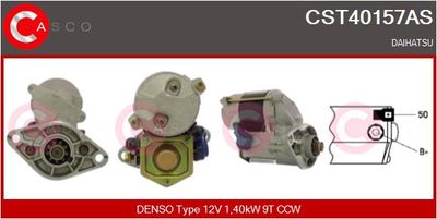Стартер CASCO CST40157AS для DAIHATSU CHARADE