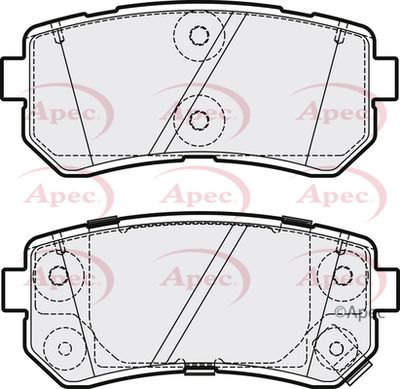 Brake Pad Set APEC PAD2195