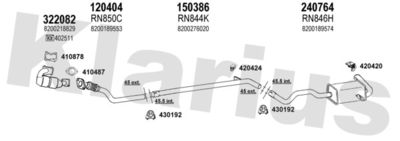 Układ wydechowy KLARIUS 720905E
