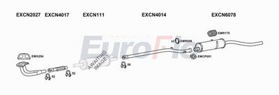 Układ wydechowy EUROFLO CNCX232004B