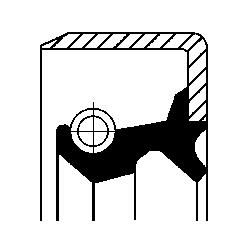 DICHTRING BREMSBACKE CORTECO 01031705B