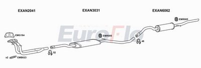 Układ wydechowy EUROFLO ANMON203004B