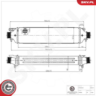 Chladič turba ESEN SKV 98SKV117