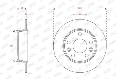 BREMSSCHEIBE JURID 563689JC 1