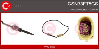 SENZOR TEMPERATURA GAZE EVACUARE