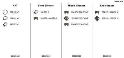 Układ wydechowy FA1 WN001026