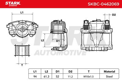 спирачен апарат STARK SKBC-0462069