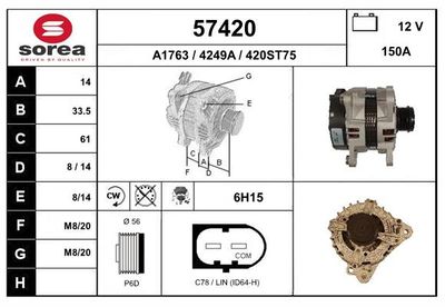 GENERATOR EAI 57420