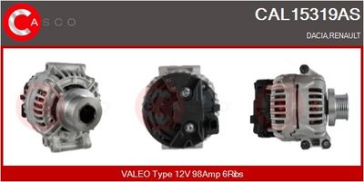 GENERATOR / ALTERNATOR CASCO CAL15319AS
