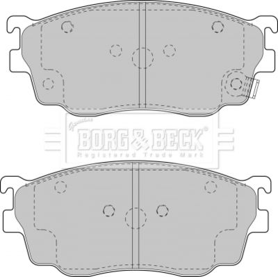 BORG & BECK BBP1404 Тормозные колодки и сигнализаторы  для MAZDA 626 V Station Wagon (GW) 2.0 TD
