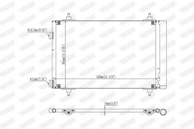 CONDENSATOR CLIMATIZARE WALKER WCD00400 6
