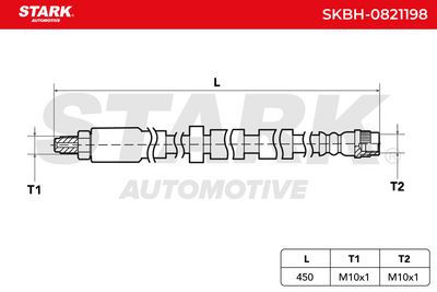 спирачен маркуч STARK SKBH-0821198