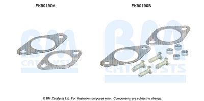 Монтажный комплект, катализатор BM CATALYSTS FK90190 для FORD USA PROBE