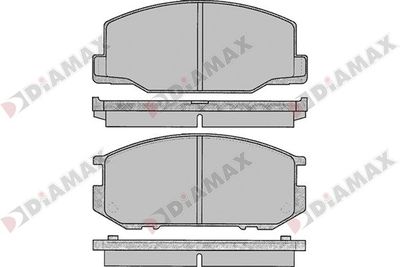 Комплект тормозных колодок, дисковый тормоз DIAMAX N09724 для LOTUS EXCEL