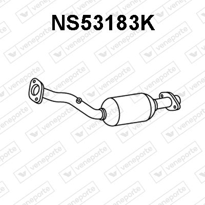 VENEPORTE NS53183K Каталізатор  для NISSAN QASHQAI (Ниссан Qашqаи)