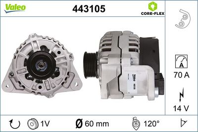 генератор VALEO 443105