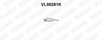 Катализатор VENEPORTE VL90281K для VOLVO 760