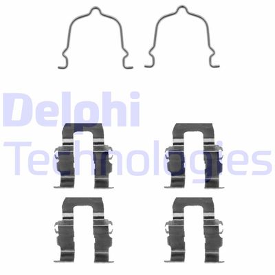 Комплектующие, колодки дискового тормоза DELPHI LX0141 для MAZDA 929