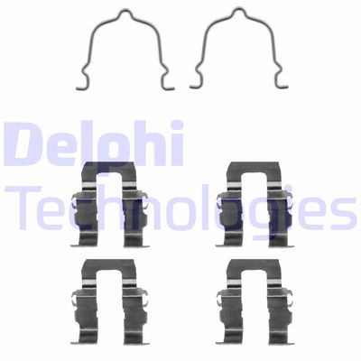 Комплектующие, колодки дискового тормоза DELPHI LX0141 для MAZDA 929