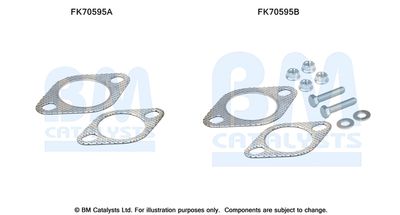 Zestaw montażowy, rura wydechowa BM CATALYSTS FK70595