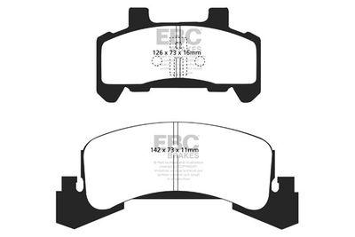 комплект спирачно феродо, дискови спирачки EBC Brakes DP21173