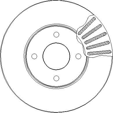 NATIONAL NBD637 Тормозные диски для NISSAN SUNNY III Hatchback (N14) 2.0 GTI-R 4x4
