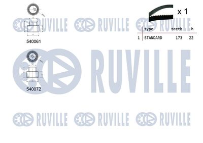 SET CUREA DE DISTRIBUTIE RUVILLE 550009 1