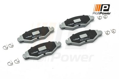 stabdžių trinkelių rinkinys, diskinis stabdys 1B1017 ProfiPower
