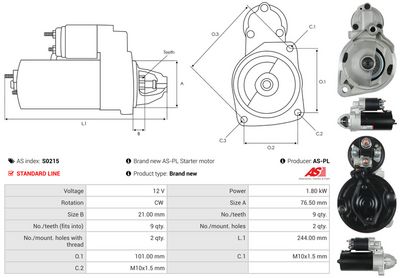 STARTER AS-PL S0215 4