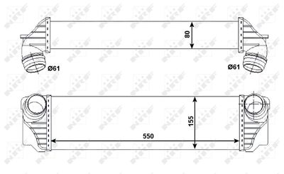 INTERCOOLER COMPRESOR NRF 30523 4