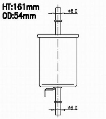 Топливный фильтр Azumi FSP12644 для GREAT WALL SAFE