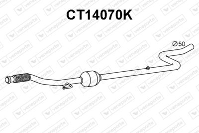 Катализатор VENEPORTE CT14070K для OPEL CROSSLAND