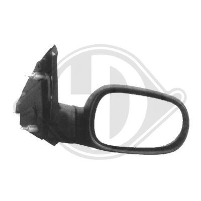 DIEDERICHS 4412225 Наружное зеркало  для RENAULT CLIO I (B/C57_, 5/357_) 1.4 (B/C57T, B/C57Y)