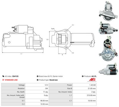 STARTER AS-PL S5412S 4