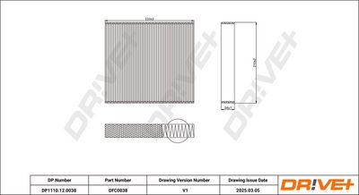 FILTER INNENRAUMLUFT DR!VE+ DP1110120038 5