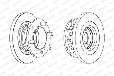 Bromsskiva FERODO FCR139A