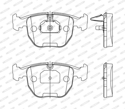 BREMSBELAGSATZ SCHEIBENBREMSE FERODO FDB997 1