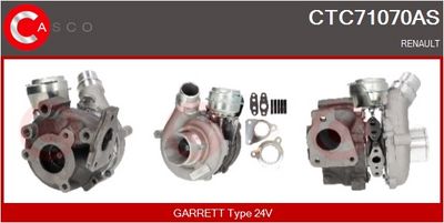 COMPRESOR SISTEM DE SUPRAALIMENTARE CASCO CTC71070AS